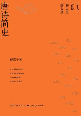 唐诗简史PDF电子书下载