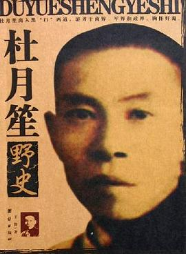 杜月笙野史PDF电子书下载