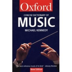 Oxford Concise Dictionary of Music